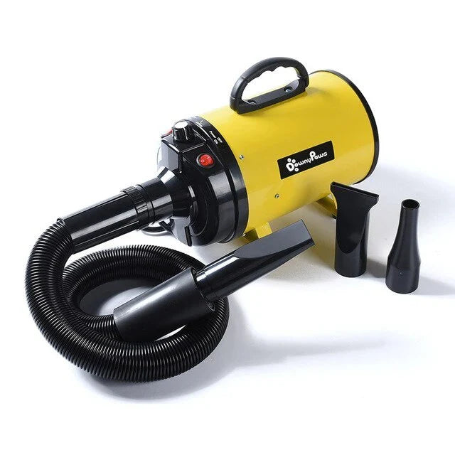 High-Powered Pet Hair Dryer - Quiet, Fast Drying for Dogs and Cats