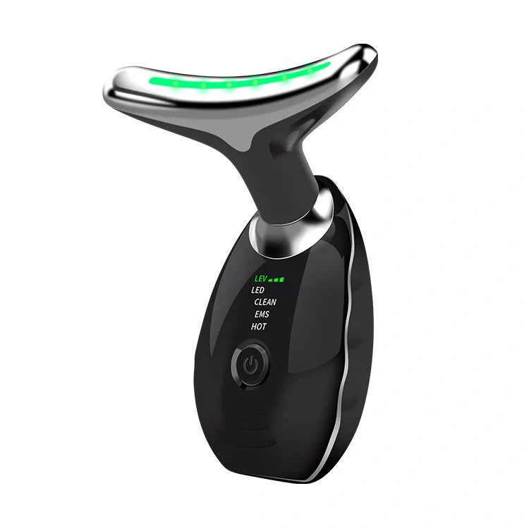 LED Photon Therapy Face & Neck Massager for skin tightening and anti-aging