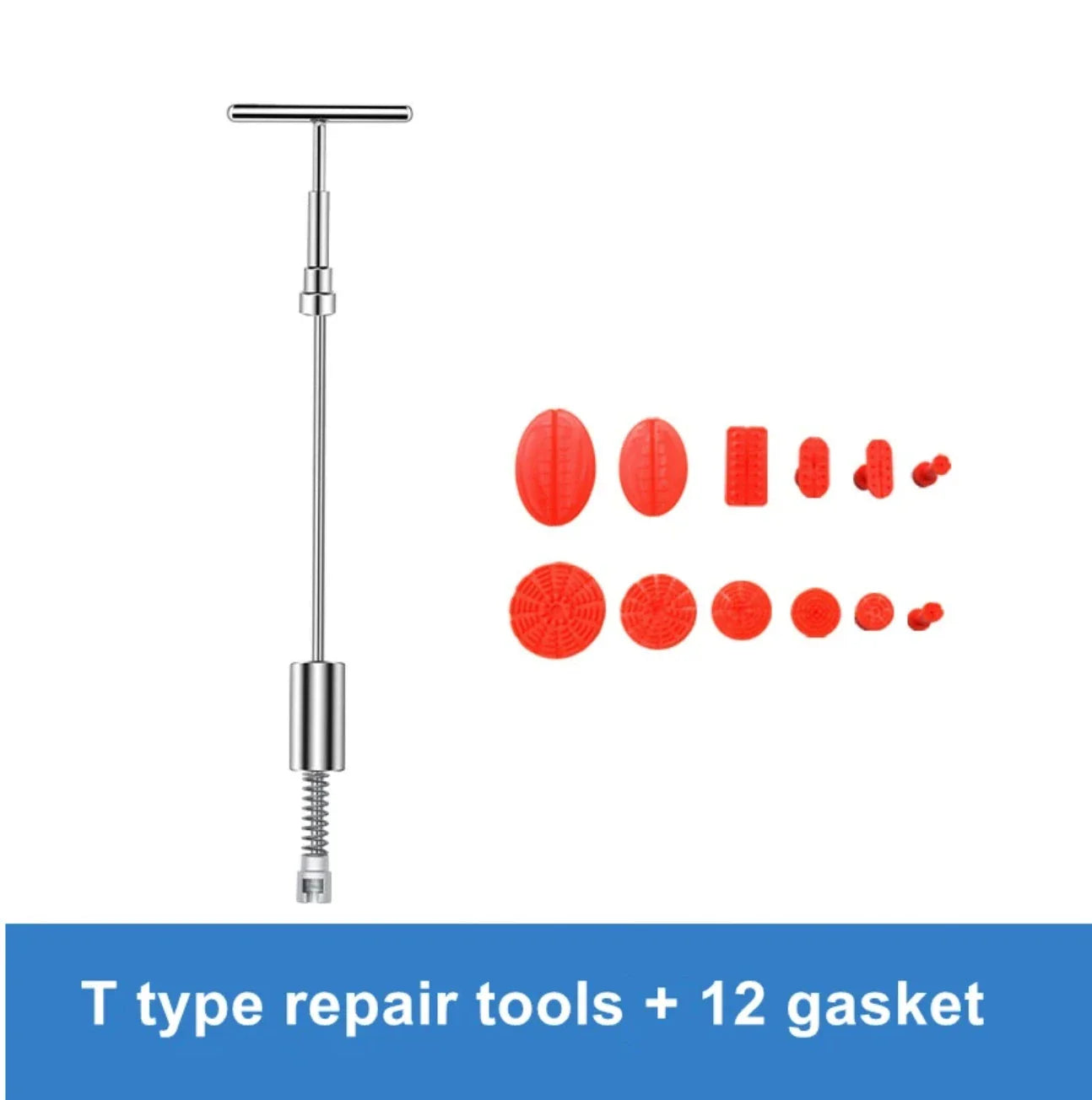 Premium car dent removal kit with slide hammer tool, suction cups, and other accessories for DIY dent repair