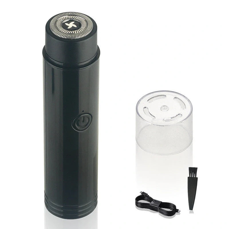 ARECTECH Mini Electric Shaver with double-blade for efficient shaving