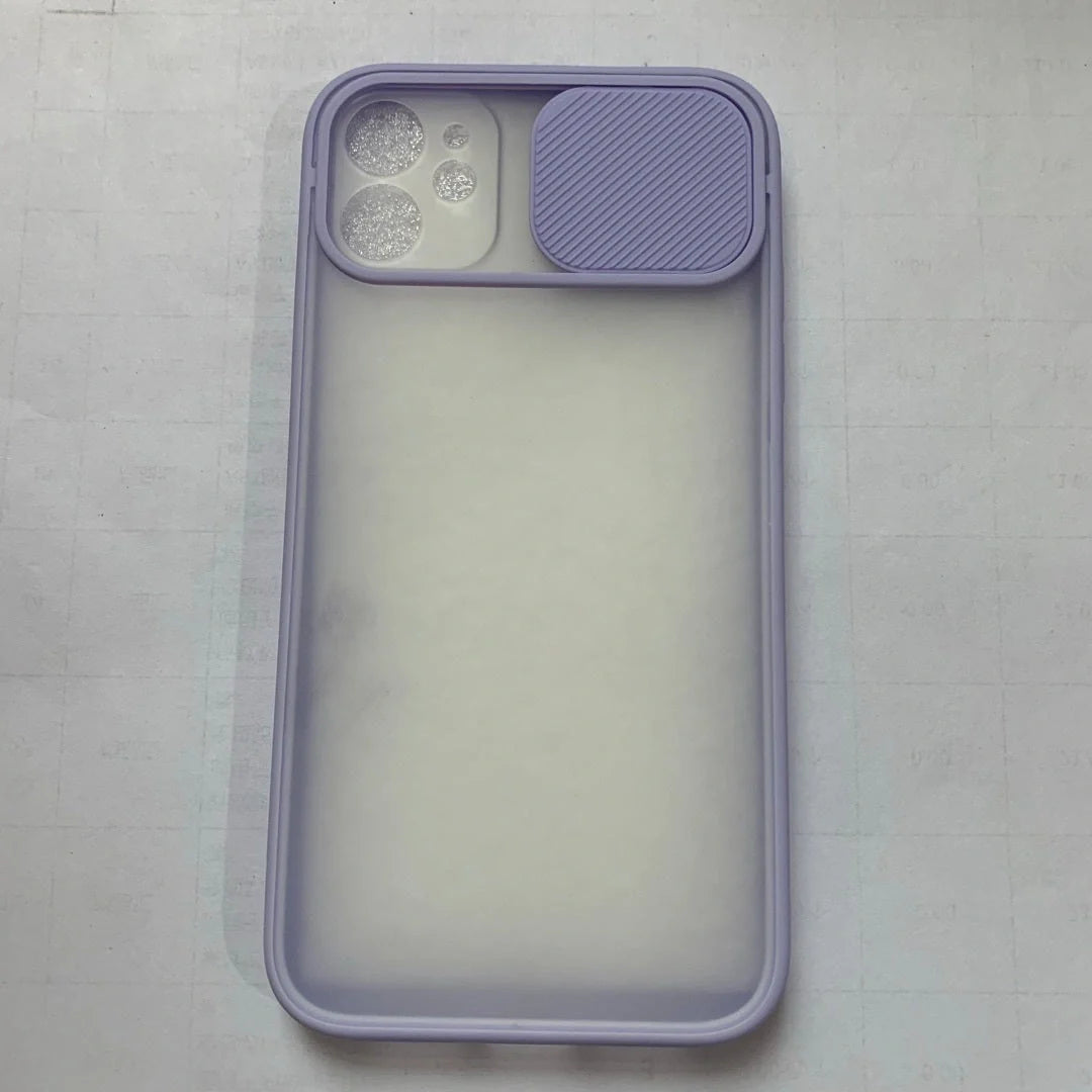Frosted Surface Camera Protection Mobile Phone Case with Starry Sky Design