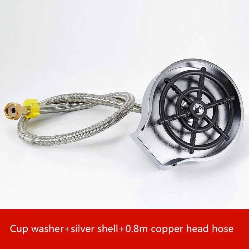 Premium countertop cup washer with high-pressure spray for efficient cleaning of cups and glassware in bars and kitchens
