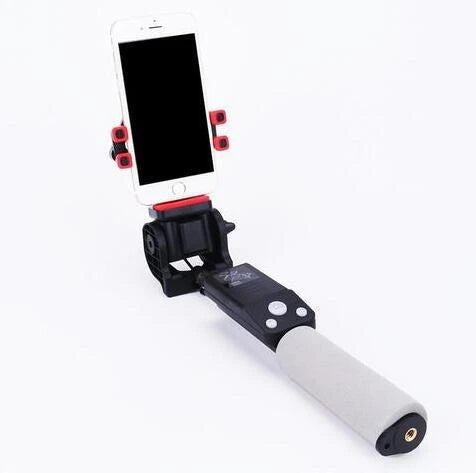Panoramic 360-degree Rotating Bluetooth Selfie Stick with premium stainless steel and engineering plastic construction