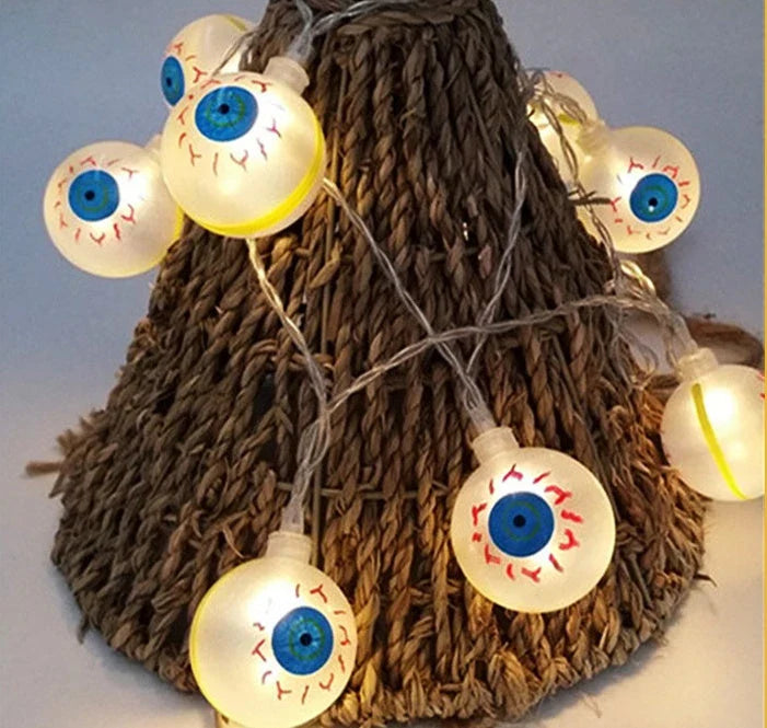 GiftHome UK Spooktacular Halloween String Lights - Festive Pumpkin & Ghost Decorations