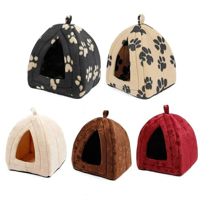 Soft, cosy cotton cat bed with stylish design for your feline friend's comfort