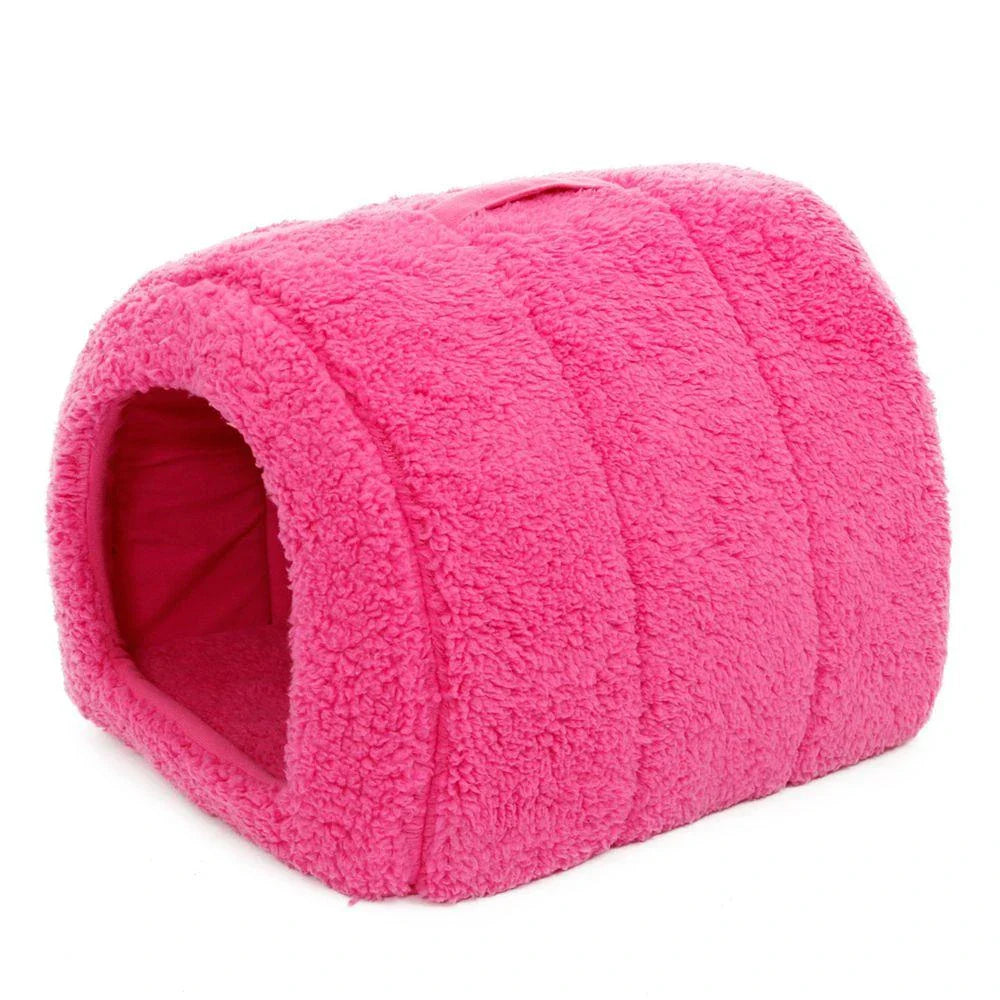 Soft, cosy cotton cat bed with stylish design for your feline friend's comfort