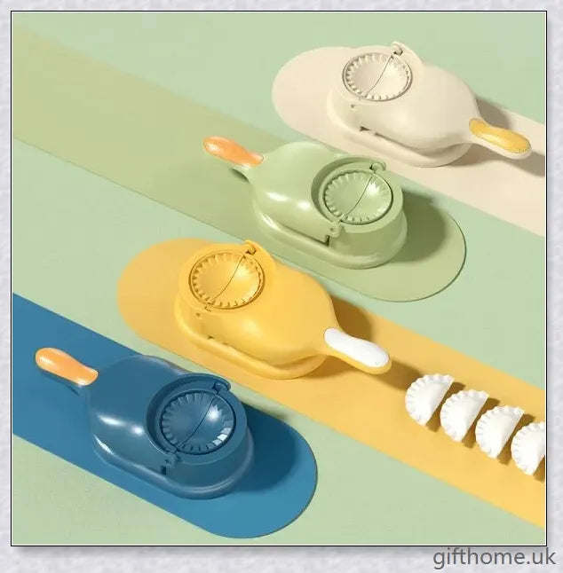 2-in-1 dumpling maker tool for creating perfectly shaped homemade dumplings in the kitchen
