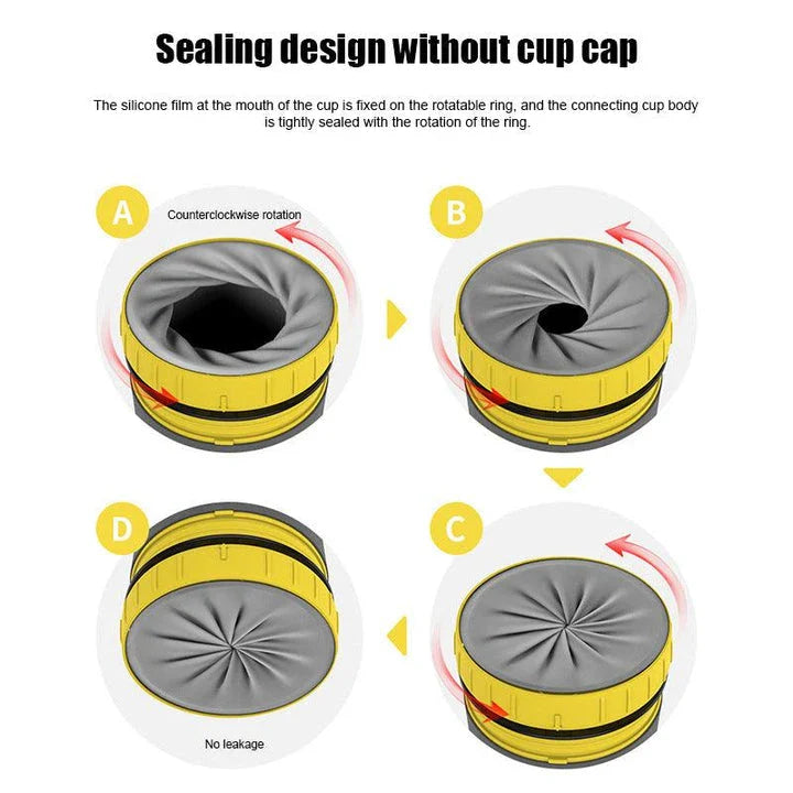 Twist Cup travel tumbler with twist-top mechanism and double-wall insulation for hot and cold drinks