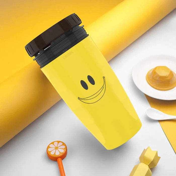 Twist Cup travel tumbler with twist-top mechanism and double-wall insulation for hot and cold drinks