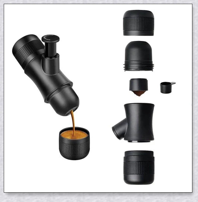 Portable Coffee Maker - Easily enjoy espresso with rich crema anywhere, anytime