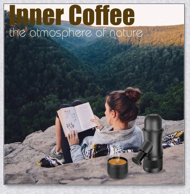 Portable Coffee Maker - Easily enjoy espresso with rich crema anywhere, anytime