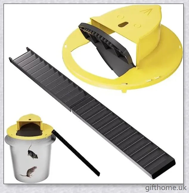 Automatic Mouse Trap Bucket for House - Efficient and Safe Pest Control Device