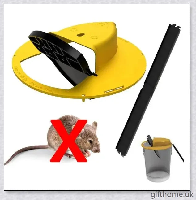 Automatic Mouse Trap Bucket for House - Efficient and Safe Pest Control Device