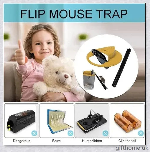 Automatic Mouse Trap Bucket for House - Efficient and Safe Pest Control Device