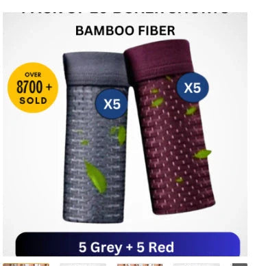 Premium modal mesh boxers in various colors and sizes