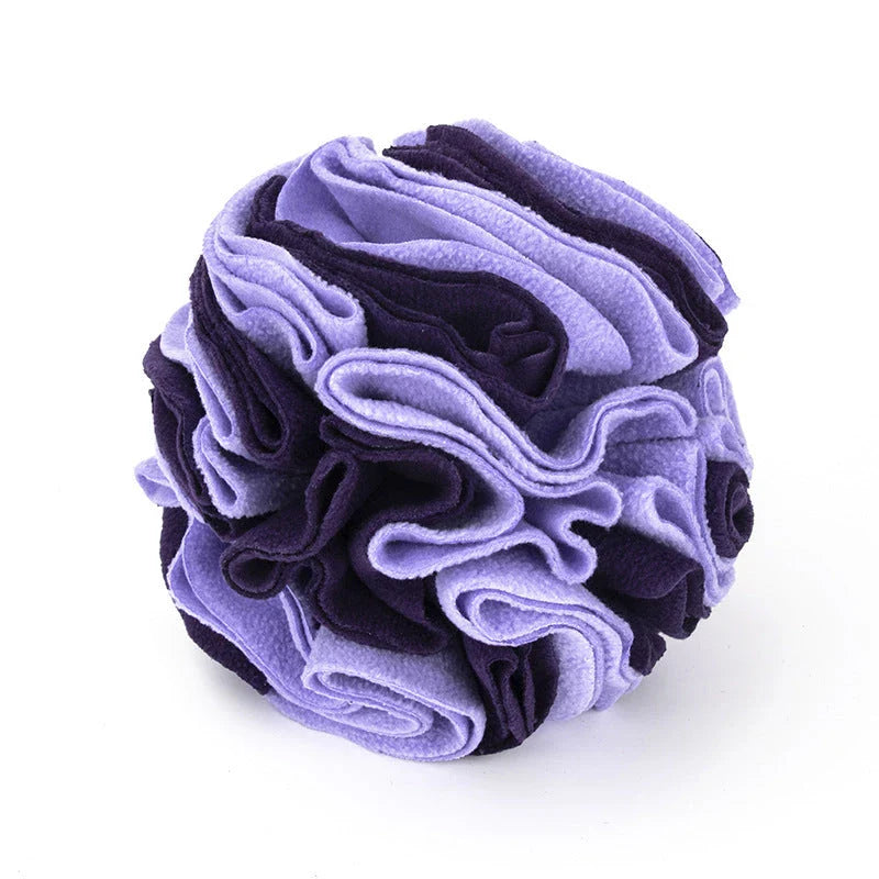 Premium snuffle puzzle mat made of soft, eco-friendly polar fleece to stimulate pets' natural foraging instincts