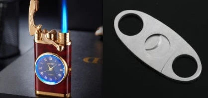 A versatile butane lighter watch with various color options and flame styles