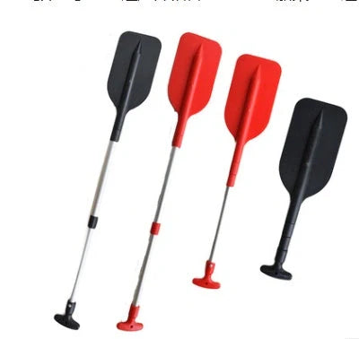 Retractable aluminium alloy paddle for boats, compact and durable design