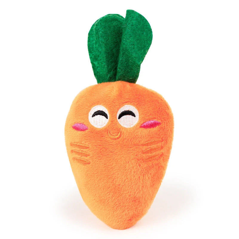 Premium Carrot Plush Toy for Dogs - Interactive Chew Toy and Snuffle Mat with Soft Cotton Exterior and Durable PP Cotton Filling