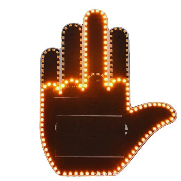 Attention-Grabbing Gesture Light: Illuminate Your Driving Expressions with 176 Bright LED Bulbs and Three Gesture Modes