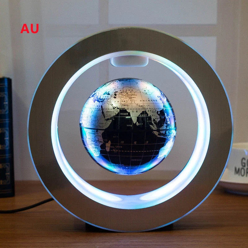 Mesmerising Magnetic Levitating Globe with LED Light Display, Floating World Map Decoration