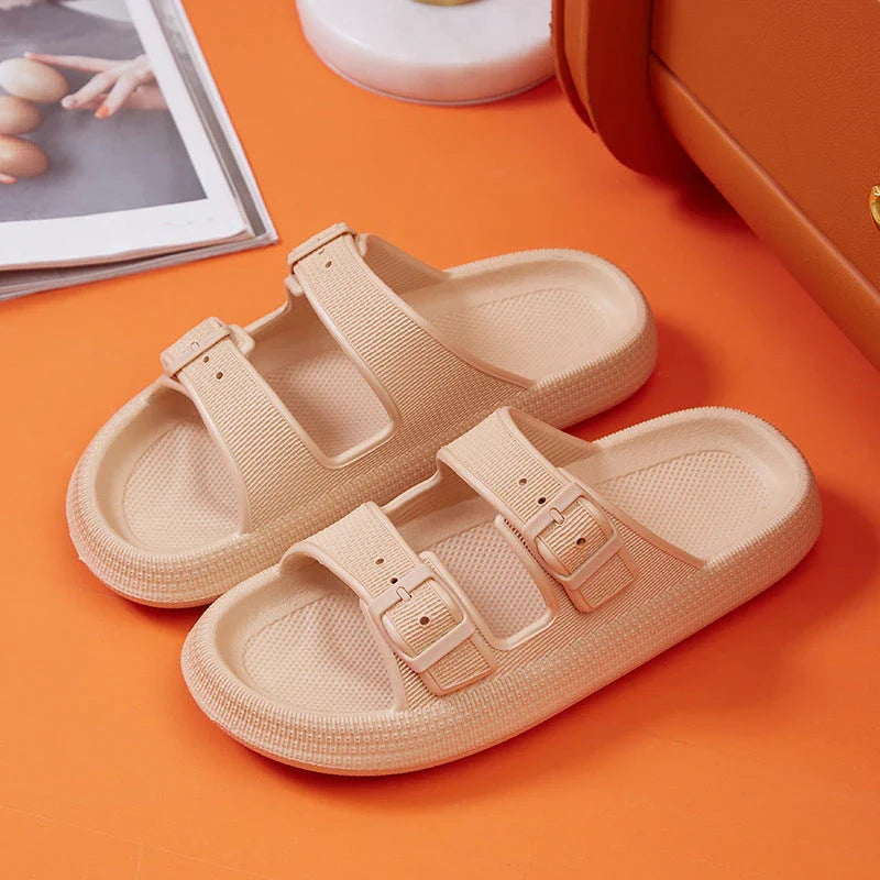 Stylish and comfortable platform slippers for women featuring a variety of vibrant color options