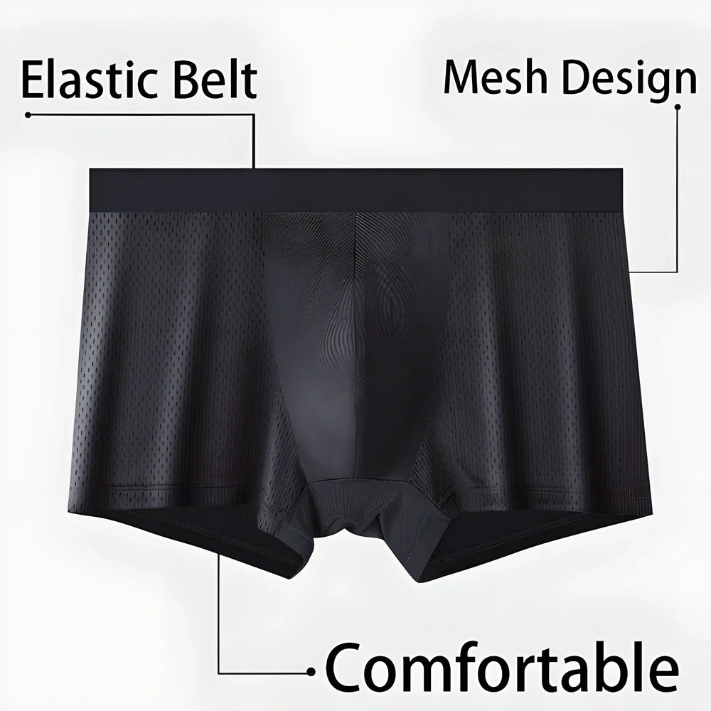 Premium bamboo fibre breathable men's boxer briefs in assorted colours