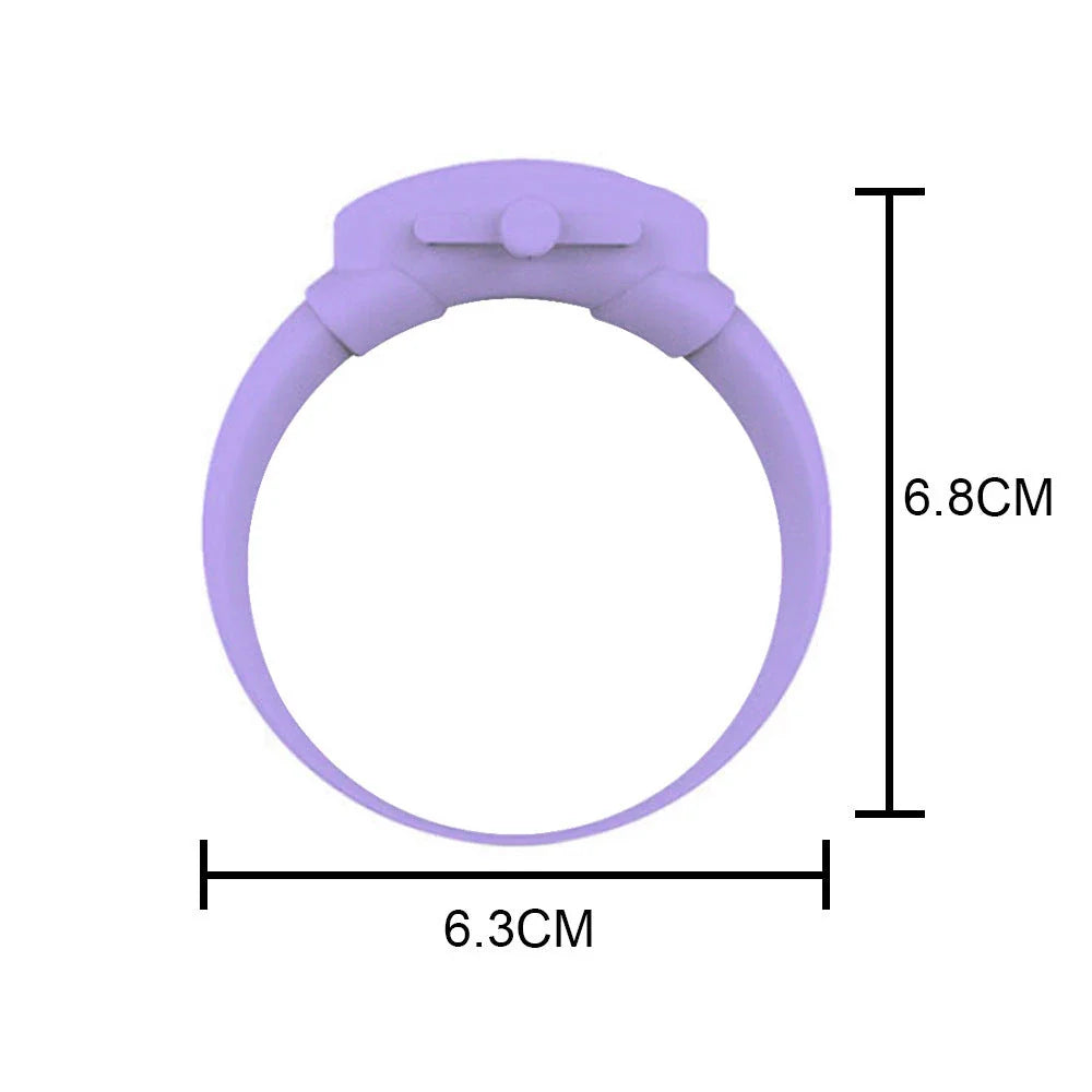 Premium wearable hand sanitiser dispenser bracelet in various colours, made with durable silicone TPU material