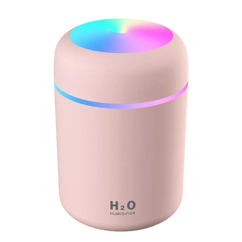 Mini USB Humidifier with Soothing Mist, Quiet Operation, and Automatic Shut-Off for Bedrooms