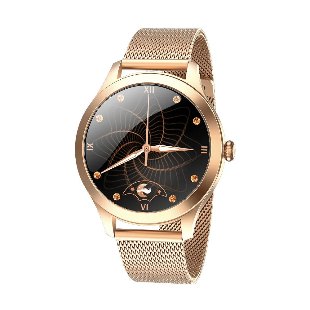 Chivo KW10Pro women's smart watch with fine steel strap and ultra-thin dial