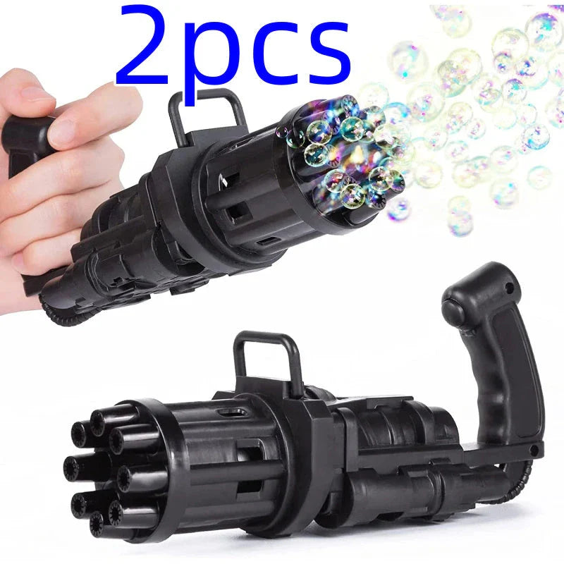 Bubble Blaster Toy for Kids - Powerful Leaf Blower Bubble Gun Machine in Vibrant Colors