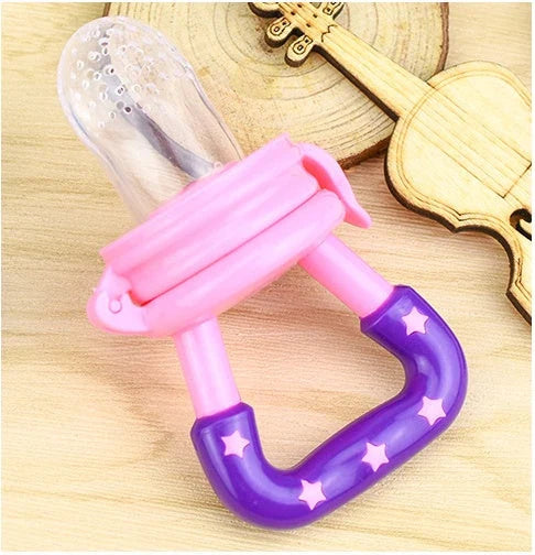 Versatile silicone pacifier with secure design to provide a safe and comfortable feeding experience for babies