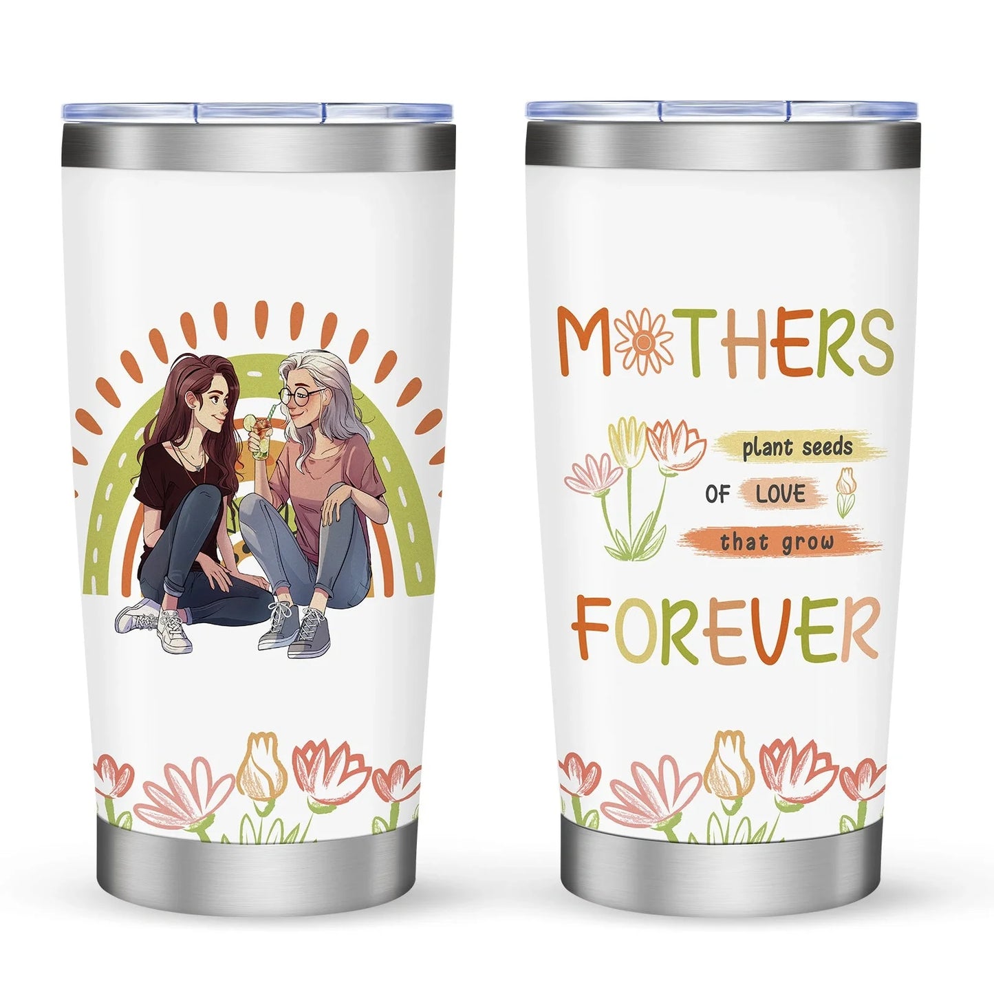 20oz Car Cup with secure lid, perfect for preventing spills during commutes