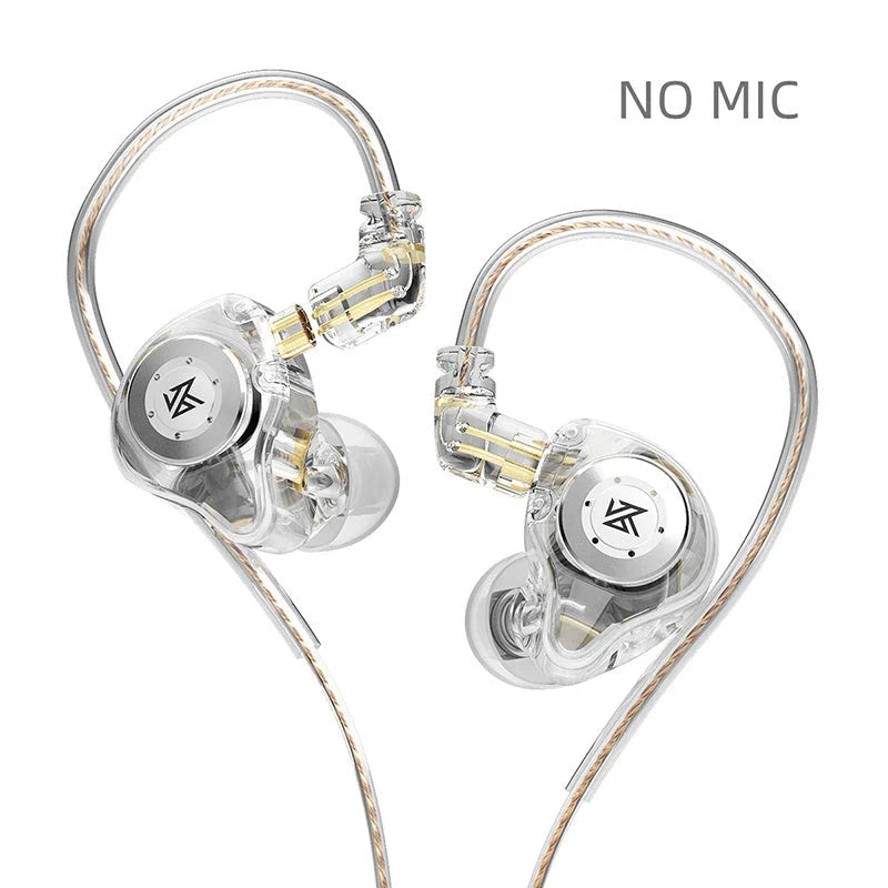 KZ EDX Pro Earphones with powerful bass, noise cancellation, and ergonomic design for active lifestyles.