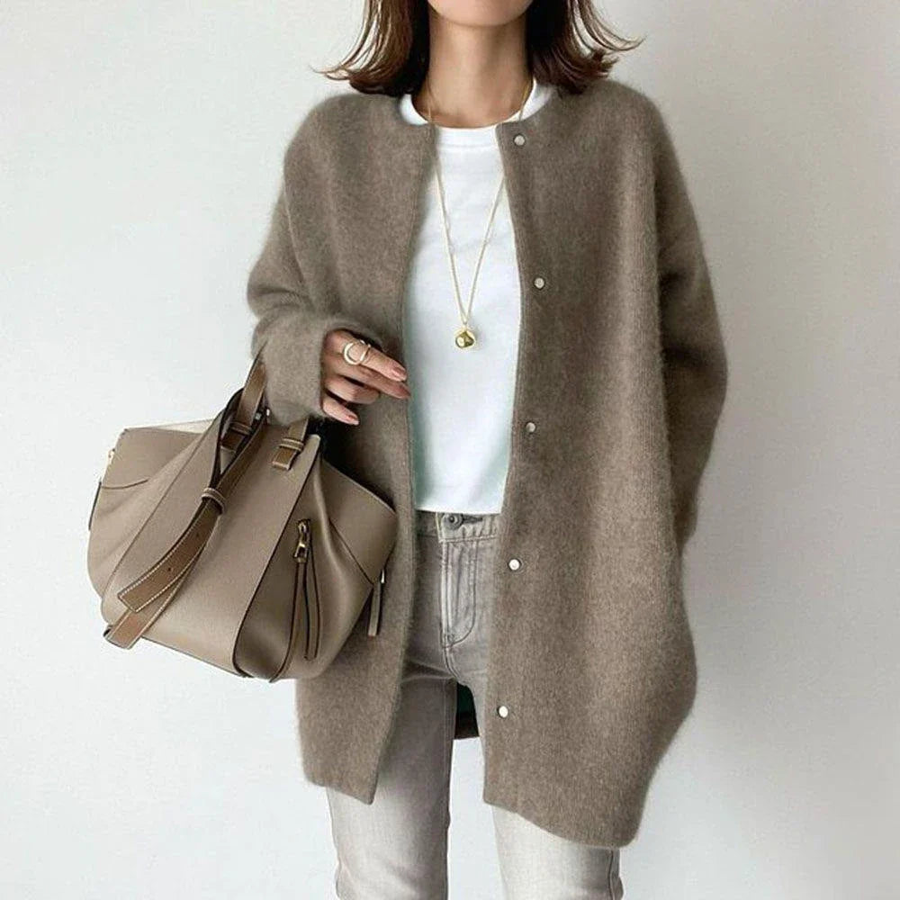 Stylish and cozy oversized cardigan jacket in various colors and sizes