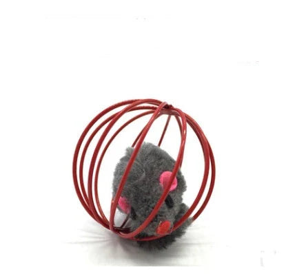 A handcrafted cat toy made from solid wood and natural materials, featuring a feather-on-a-stick design to captivate and engage your feline friend.