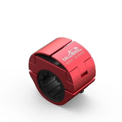 Robust folding bicycle phone holder made of aluminium alloy with shock-absorbing silicone pads for secure and hands-free cycling in the UK