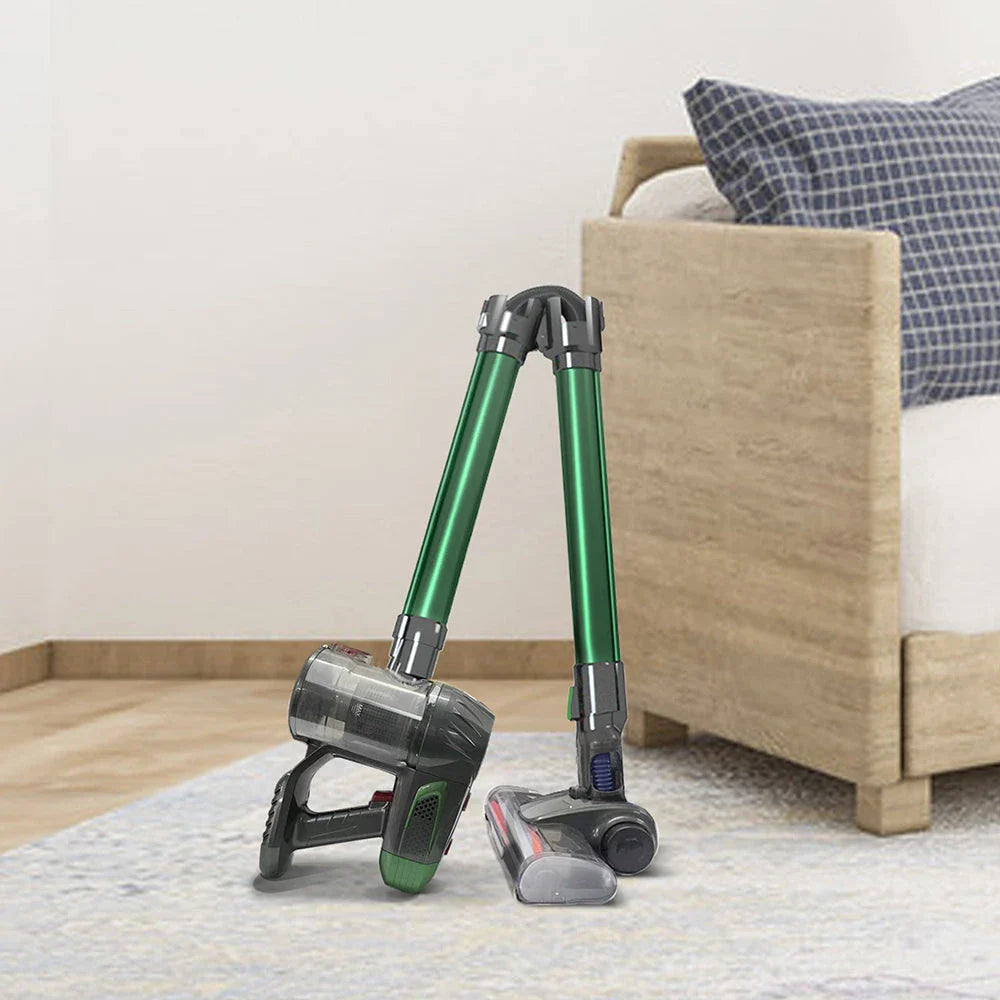 Cordless vacuum cleaner with powerful suction, foldable design, and versatile cleaning capabilities for home and car use