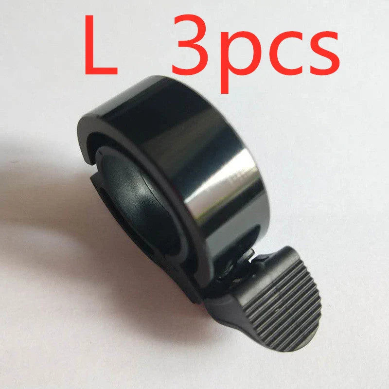 Stylish aluminium bicycle bell with clear, 90-decibel sound for enhanced safety and style on your mountain bike or road cycle