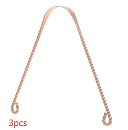 Premium Copper Tongue Scraper for Fresher Breath and Superior Oral Care