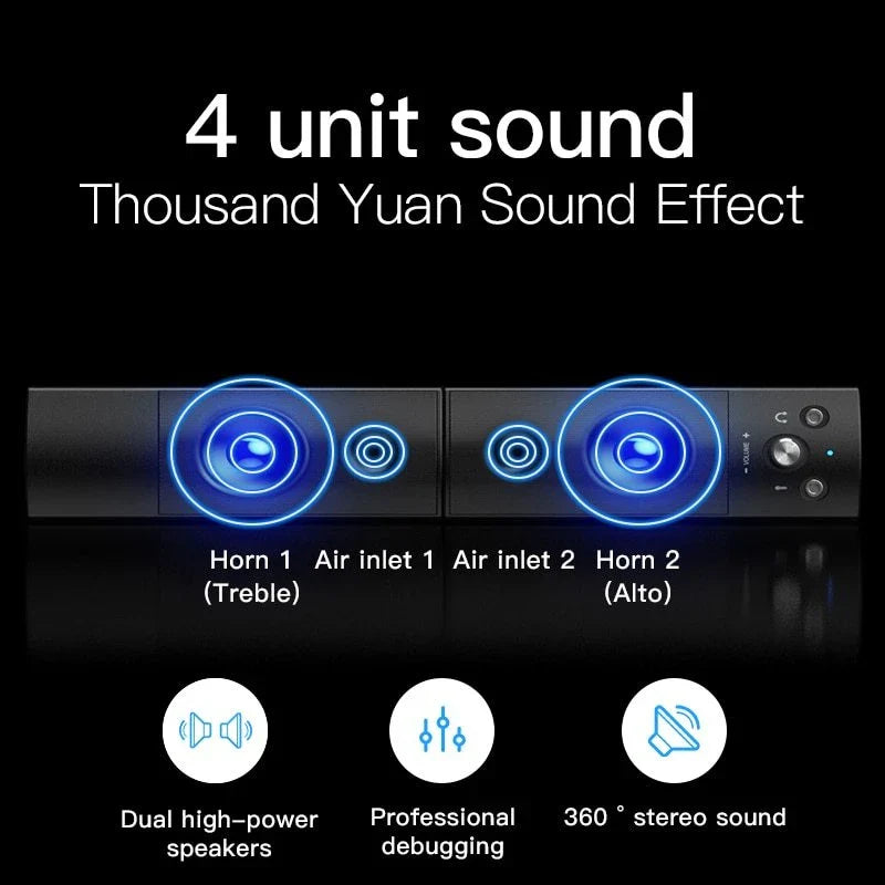 Premium Bluetooth stereo speakers with subwoofer for immersive audio experience