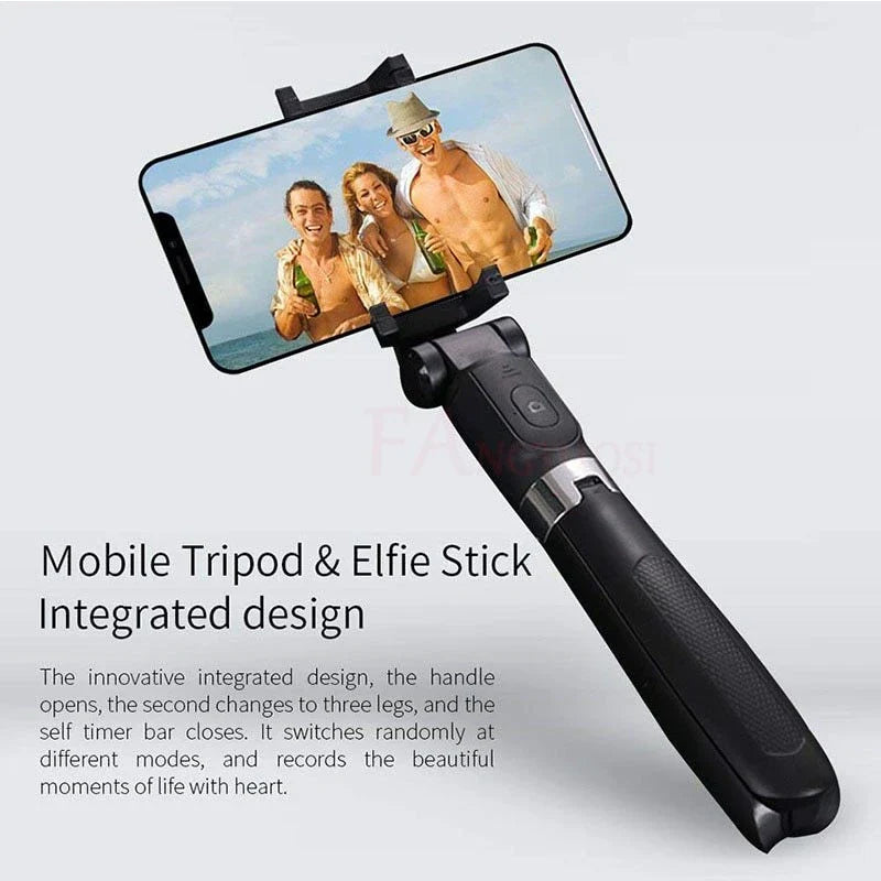 Versatile Bluetooth Selfie Stick for iPhone with Tripod Stand - Capture Professional-Looking Selfies Every Time