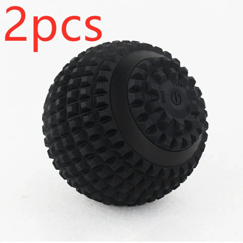 Premium vibrating massage ball with 4 adjustable vibration modes for muscle relaxation and recovery