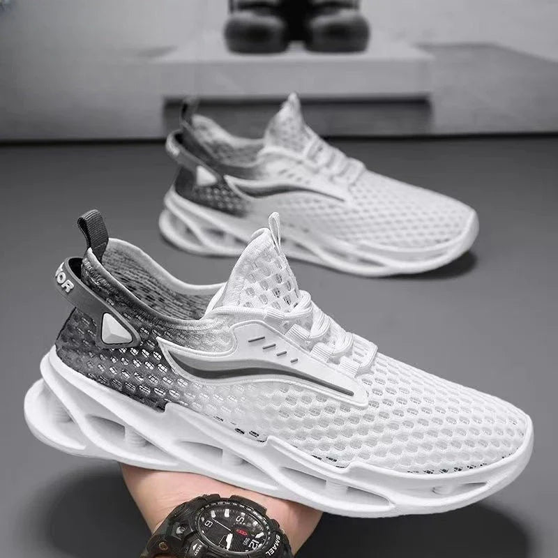 Men's breathable mesh sneakers with lightweight composite sole and variety of color options