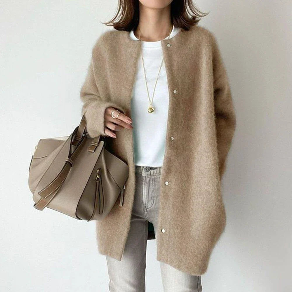 Stylish and cozy oversized cardigan jacket in various colors and sizes