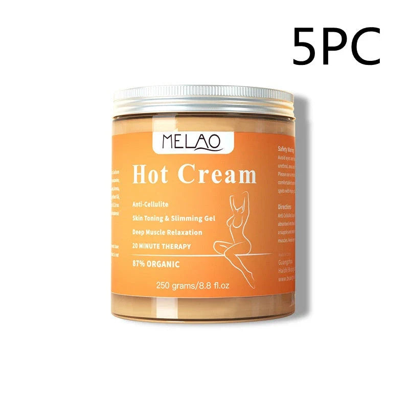 Powerful slimming cream with natural ingredients for targeted fat reduction and cellulite elimination