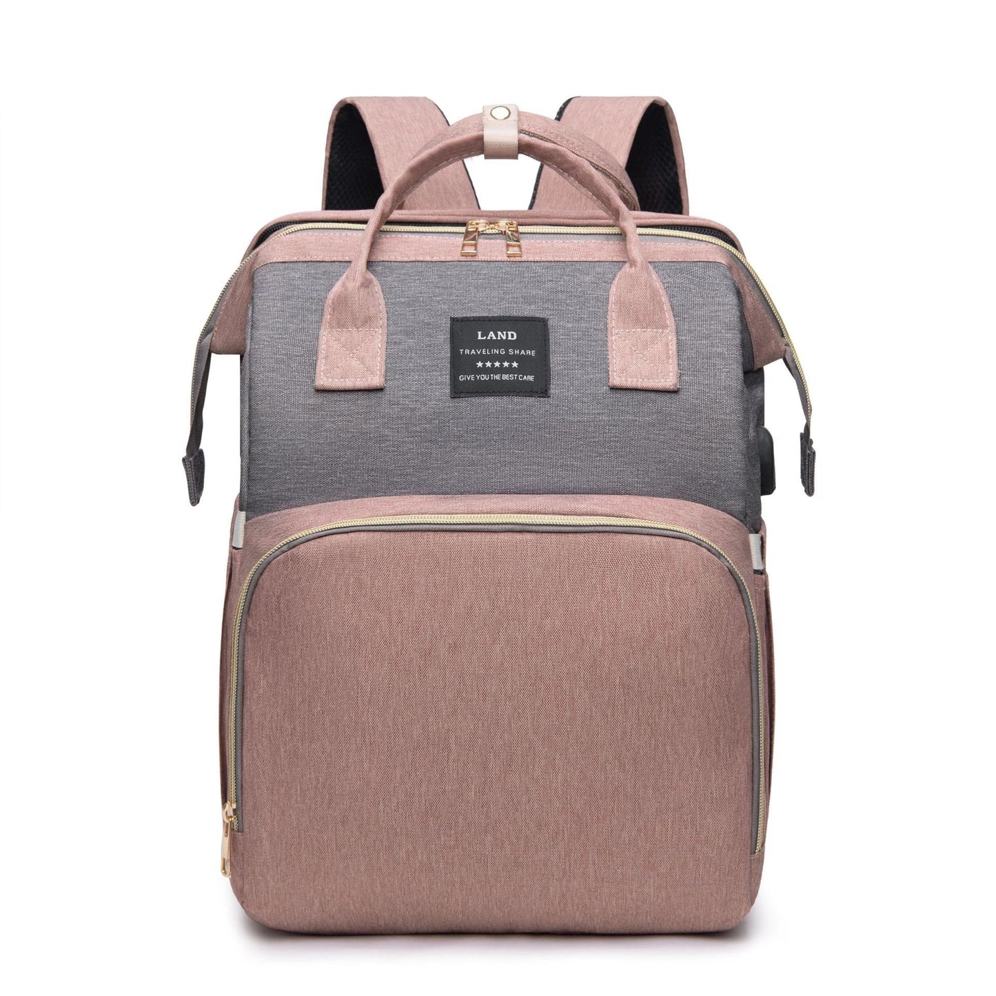 New Mummy Baby Crib Backpack with insulated milk storage compartment and large capacity