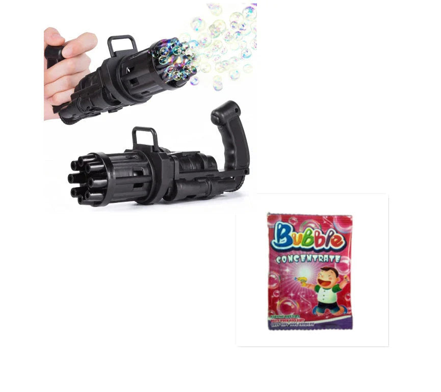 Bubble Blaster Toy for Kids - Powerful Leaf Blower Bubble Gun Machine in Vibrant Colors
