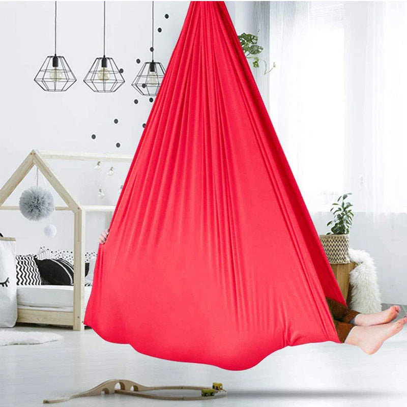 Premium Kids Cozy Sensory Swing Hammock for Therapy and Relaxation in Various Colors