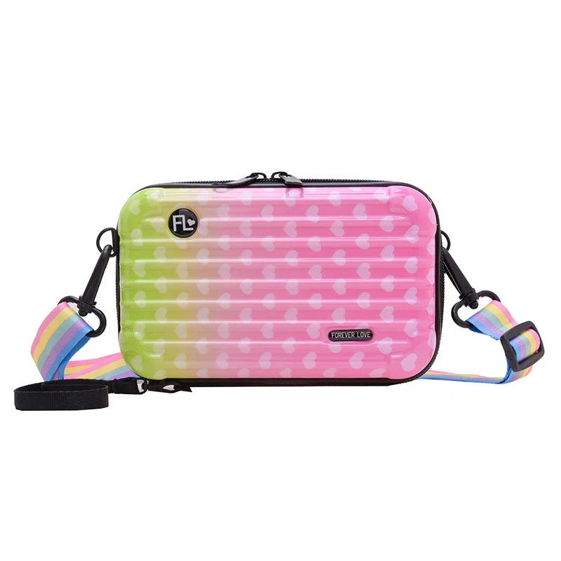 Fashionable one-shoulder bag with geometric pattern and multiple colour options, perfect for the modern British consumer